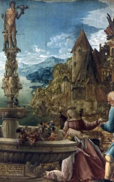 Framed Print : The Rest on the Flight into Egypt, 1510 Artist: Albrecht Altdorfer Framed Print : The Rest on the Flight into Egypt, 1510 Artist: Albrecht Altdorfer