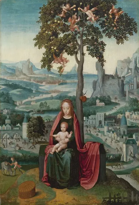 Framed Print : The Rest on the Flight into Egypt, 1540. Creator: Anon Framed Print : The Rest on the Flight into Egypt, 1540. Creator: Anon