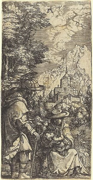 The Rest on the Flight into Egypt, c. 1515 / 1519. Creator: Albrecht Altdorfer
