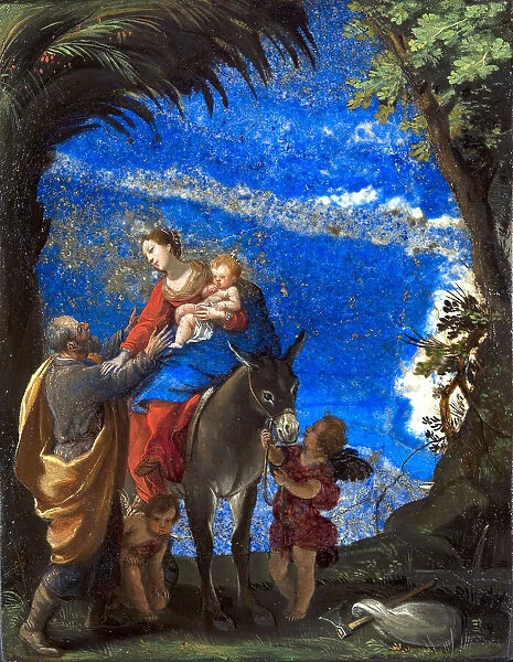 The Rest on the Flight into Egypt, c. 1629-1630. Creator: Stella, Jacques (1596-1657)