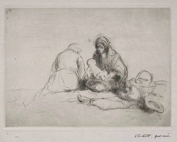 Rest on the Flight into Egypt. Creator: Jean Louis Forain (French, 1852-1931)