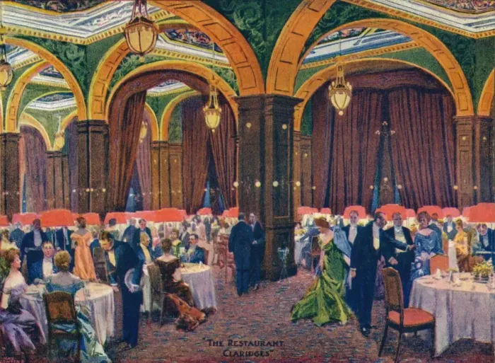 Framed Print : The Restaurant Claridges, c19th century, (1905). Artist: Max Cowper