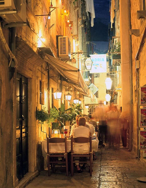 Restaurant, Dubrovnik, Croatia