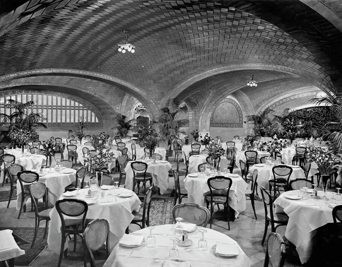 Framed Print : Restaurant, Grand Central Terminal, N.Y. Central Lines, New York, c.between 1910 and 1920. Creator: Unknown Framed Print : Restaurant, Grand Central Terminal, N.Y. Central Lines, New York, c.between 1910 and 1920. Creator: Unknown