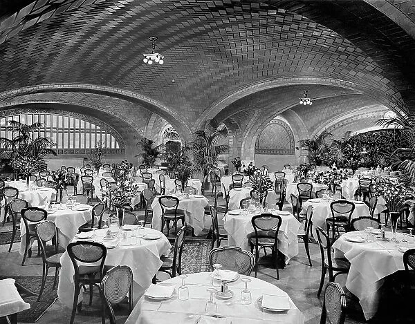 Restaurant, Grand Central Terminal, N.Y. Central Lines, New York, c.between 1910 and 1920. Creator: Unknown