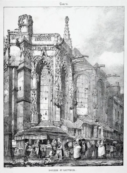Framed Print : Restes et Fragmens dArchitecture du Moyen Age: Eglise St. Sauveur, Caen Framed Print : Restes et Fragmens dArchitecture du Moyen Age: Eglise St. Sauveur, Caen