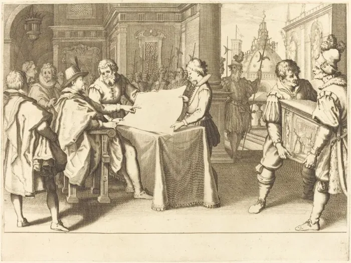 Framed Print : Restoration of the Duomo, Florence, c. 1614. Creator: Jacques Callot Framed Print : Restoration of the Duomo, Florence, c. 1614. Creator: Jacques Callot