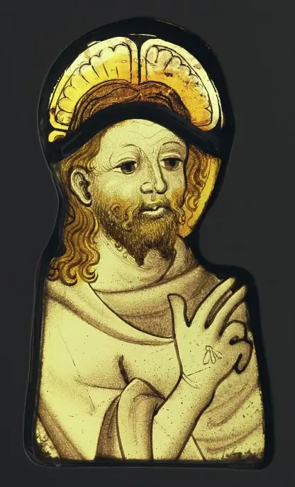Framed Print : The Resurrected Christ Blessing, about 1450-1470. Creator: Unknown Framed Print : The Resurrected Christ Blessing, about 1450-1470. Creator: Unknown