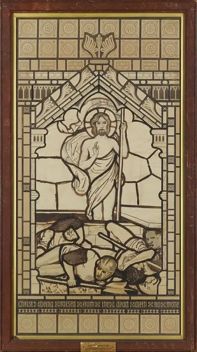 Framed Print : The Resurrection, 1861-2. Creator: Sir Edward Coley Burne-Jones