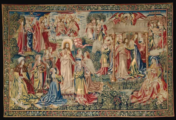 Framed Print : The Resurrection from The Allegory of the Redemption of Man, Flanders, c. 1500 / 10 Framed Print : The Resurrection from The Allegory of the Redemption of Man, Flanders, c. 1500 / 10
