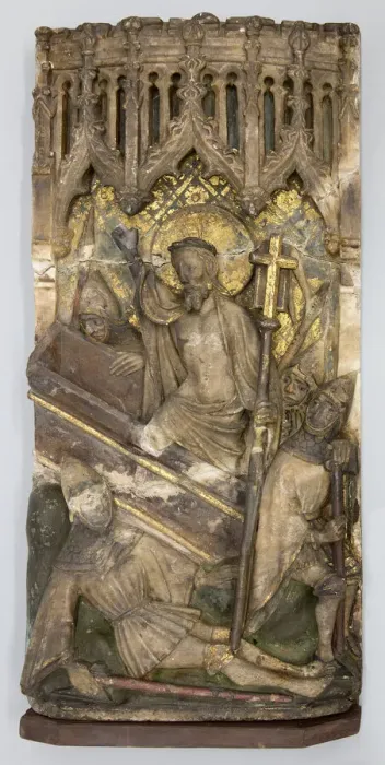 Framed Print : The Resurrection, British, 15th century. Creator: Unknown Framed Print : The Resurrection, British, 15th century. Creator: Unknown