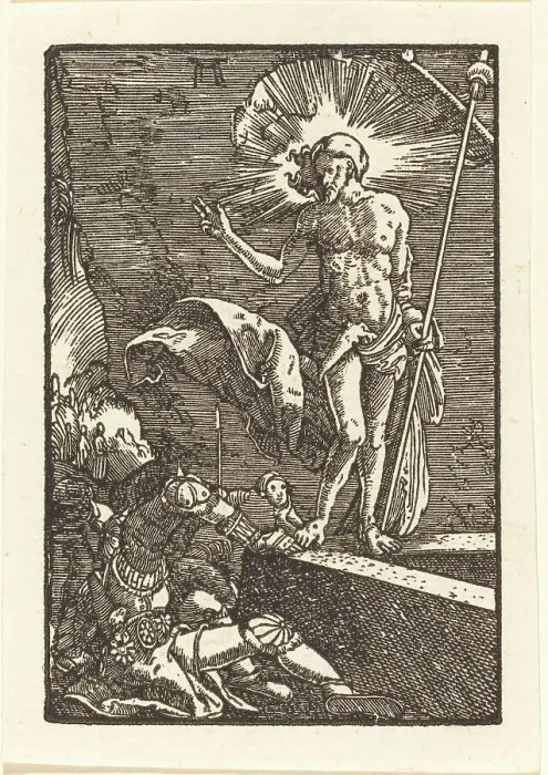 Framed Print : The Resurrection, c. 1513. Creator: Albrecht Altdorfer Framed Print : The Resurrection, c. 1513. Creator: Albrecht Altdorfer