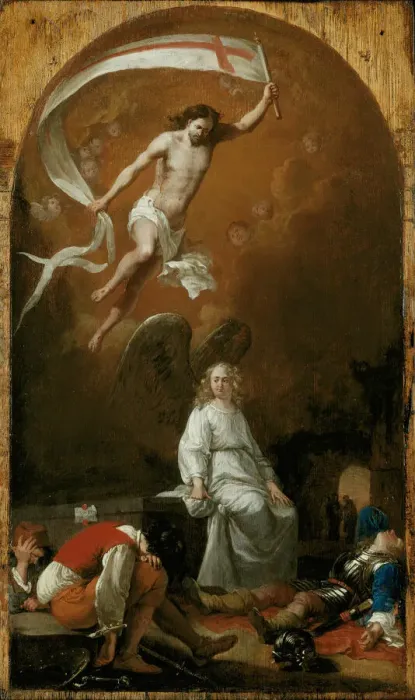 Framed Print : The Resurrection, c. 1635. Creator: Bartholomeus Breenbergh Framed Print : The Resurrection, c. 1635. Creator: Bartholomeus Breenbergh