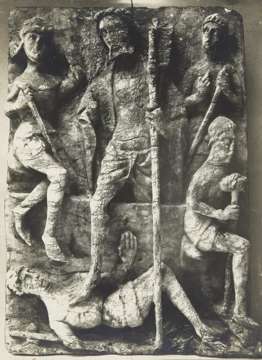Framed Print : The Resurrection of Christ, bas-relief, 1930-1939. Creator: Unknown. The Resurrection of Christ, bas-relief, 1930-1939. Creator: Unknown Framed Print : The Resurrection of Christ, bas-relief, 1930-1939. Creator: Unknown. The Resurrection of Christ, bas-relief, 1930-1939. Creator: Unknown
