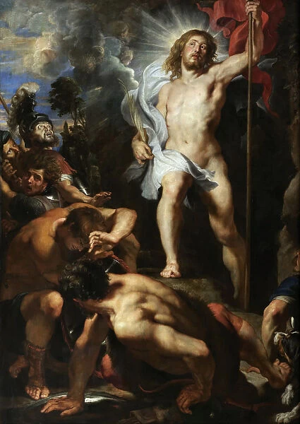 The Resurrection of Christ (central panel), 1611-1612. Creator: Rubens, Pieter Paul (1577-1640)