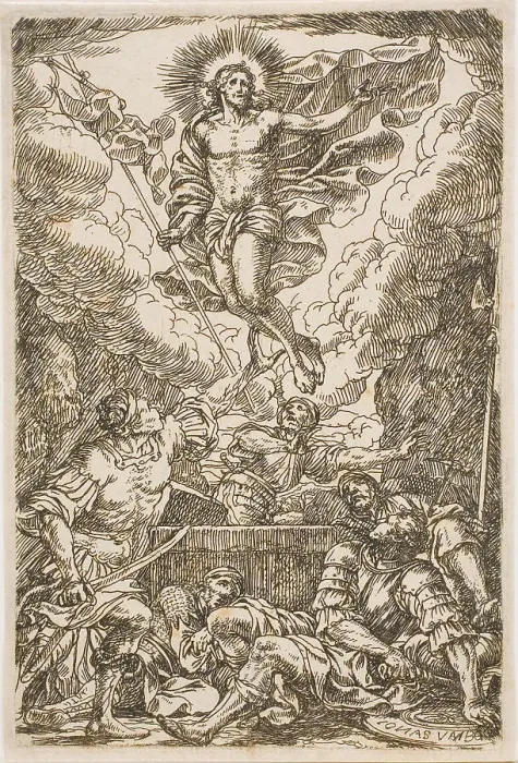 Framed Print : The Resurrection of Christ, n.d. Creator: Jonas Umbach Framed Print : The Resurrection of Christ, n.d. Creator: Jonas Umbach