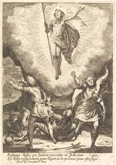 Framed Print : The Resurrection. Creator: Jacques Callot Framed Print : The Resurrection. Creator: Jacques Callot