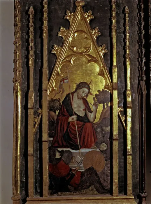 Framed Print : Resurrection, end of an altarpiece of unknown procedence Framed Print : Resurrection, end of an altarpiece of unknown procedence