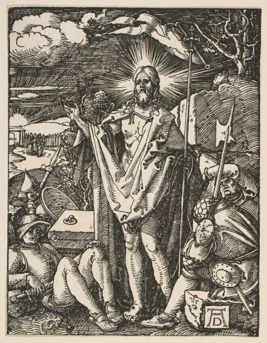Framed Print : The Resurrection, from The Little Passion, ca. 1510. Creator: Albrecht Durer Framed Print : The Resurrection, from The Little Passion, ca. 1510. Creator: Albrecht Durer