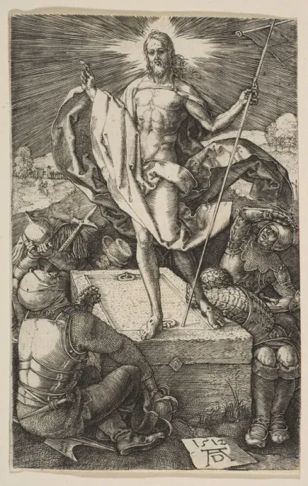 Framed Print : The Resurrection, from The Passion, 1512. Creator: Albrecht Durer Framed Print : The Resurrection, from The Passion, 1512. Creator: Albrecht Durer