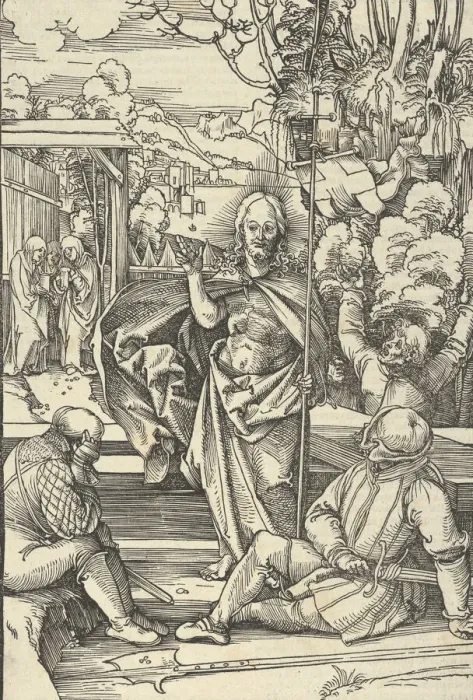 Framed Print : The Resurrection, from Speculum passionis domini nostri Ihesu Christi, 1507 Framed Print : The Resurrection, from Speculum passionis domini nostri Ihesu Christi, 1507