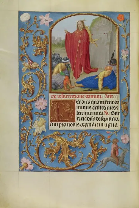 Framed Print : The Resurrection; Spinola Hours, about 1510-1520. Creator: Workshop of Master of the First Prayer Book of Maximilian Framed Print : The Resurrection; Spinola Hours, about 1510-1520. Creator: Workshop of Master of the First Prayer Book of Maximilian