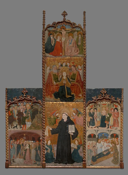 Retable of Saints Athanasius, Blaise, and Agatha, 1440  /  45. Creator: Master of Riglos