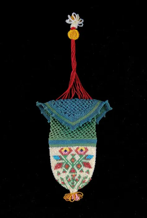Framed Print : Reticule, American, 1820-40. Creator: Unknown Framed Print : Reticule, American, 1820-40. Creator: Unknown