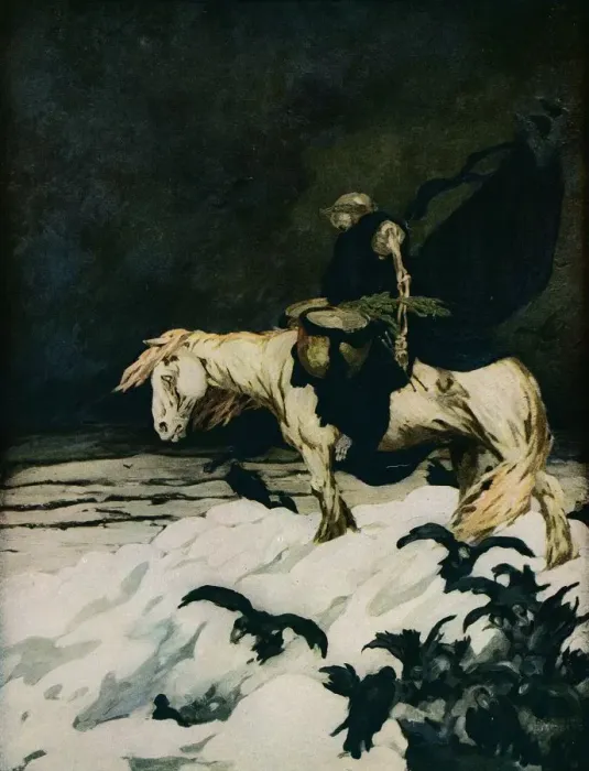 Framed Print : The Retreat from Moscow, 1911, (1918). Artist: Stephen Baghot De La Bere Framed Print : The Retreat from Moscow, 1911, (1918). Artist: Stephen Baghot De La Bere