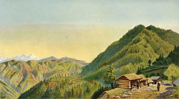The Retreat, Mushobra, General Robertss Home on the Hills Near Simla, 1850s, (1901)