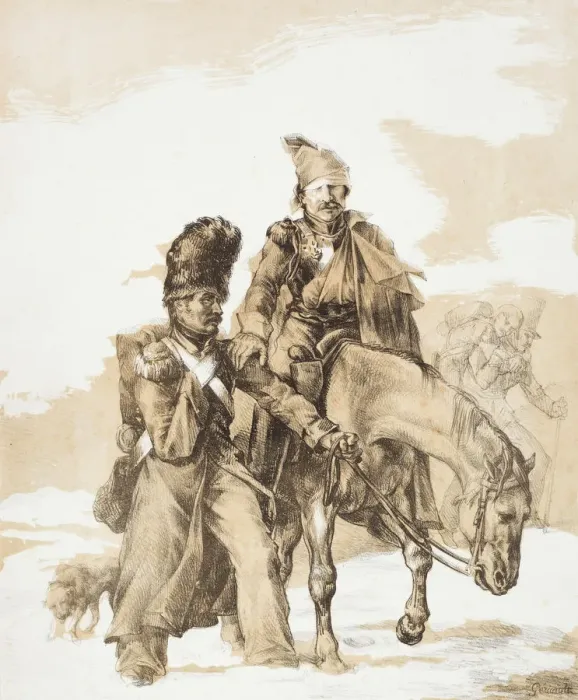 Framed Print : The Retreat from Russia, 1818 Framed Print : The Retreat from Russia, 1818