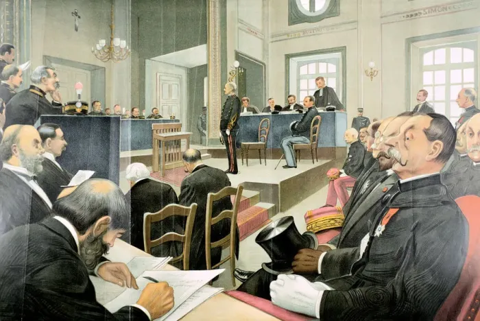Framed Print : Retrial of Albert Dreyfus, Rennes, France, 1899 Framed Print : Retrial of Albert Dreyfus, Rennes, France, 1899
