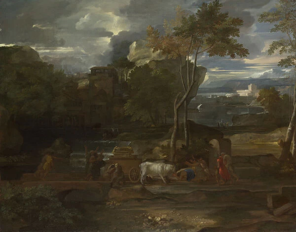 The Return of the Ark, 1659. Artist: Bourdon, Sebastien (1616-1671)