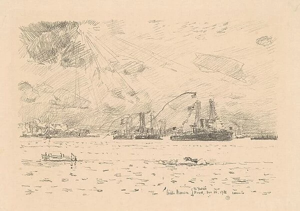 Return of the Fleet, 1918. Creator: Frederick Childe Hassam