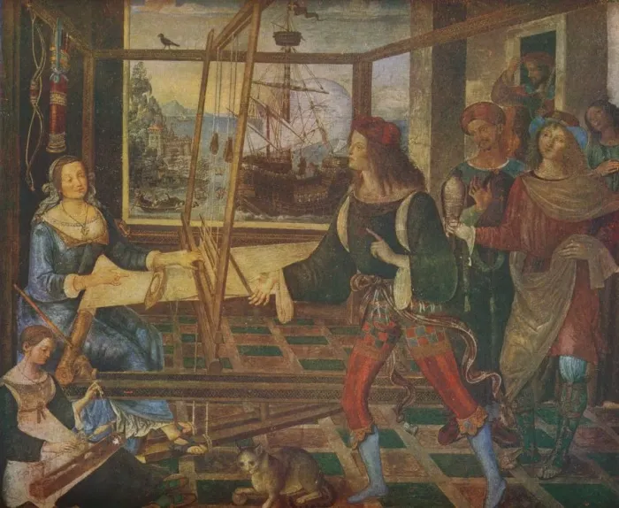 Framed Print : The Return of Odysseus, c1508. Artist: Bernardino Pinturicchio Framed Print : The Return of Odysseus, c1508. Artist: Bernardino Pinturicchio