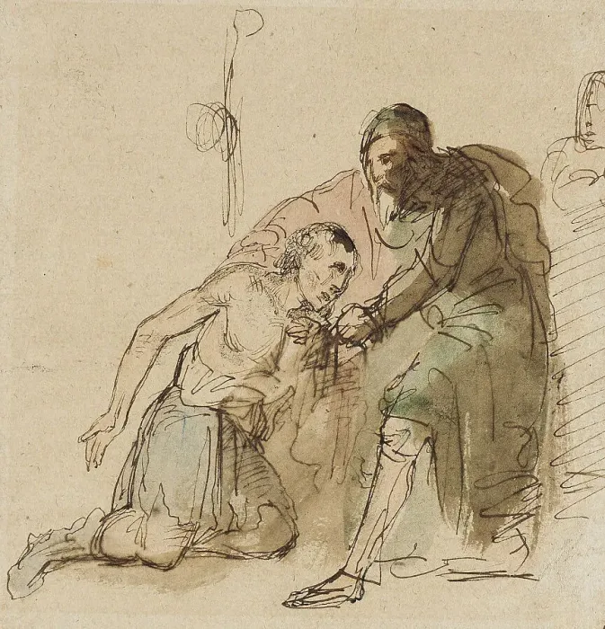 Framed Print : Return of the Prodigal Son, 18th century or 19th century. Creator: Unknown Framed Print : Return of the Prodigal Son, 18th century or 19th century. Creator: Unknown