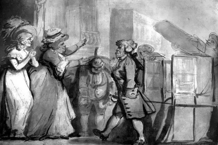 Framed Print : The Return from St James after the honour of Knighthood, 1792 Framed Print : The Return from St James after the honour of Knighthood, 1792
