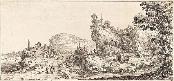 Returning Home from the Hunt, probably c. 1630. Creator: Jacques Callot
