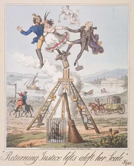 Framed Print : Returning Justice lifts aloft her Scale, 1821 Framed Print : Returning Justice lifts aloft her Scale, 1821