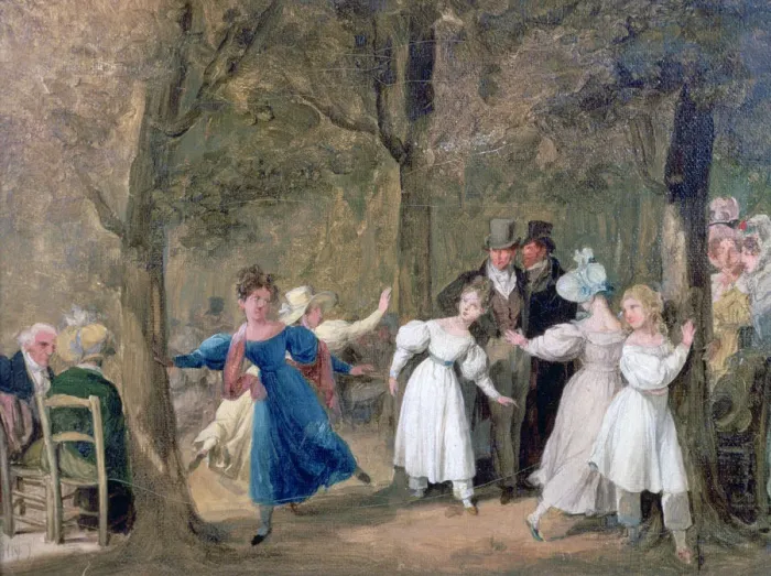 Framed Print : Reunion in the Luxembourg Gardens, 1761-1845. Artist: Louis Leopold Boilly Framed Print : Reunion in the Luxembourg Gardens, 1761-1845. Artist: Louis Leopold Boilly