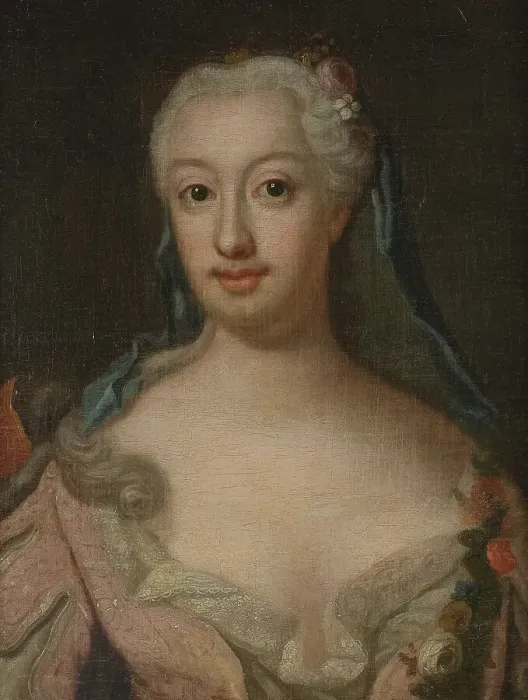 Framed Print : Reuterholm, unknown female member of the family, 1740. Creator: Lorens Pasch the Elder Framed Print : Reuterholm, unknown female member of the family, 1740. Creator: Lorens Pasch the Elder
