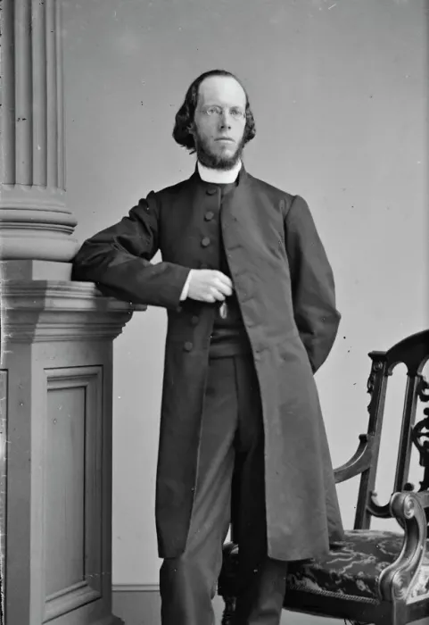 Framed Print : Rev. Cotton Smith, between 1855 and 1865. Creator: Unknown Framed Print : Rev. Cotton Smith, between 1855 and 1865. Creator: Unknown