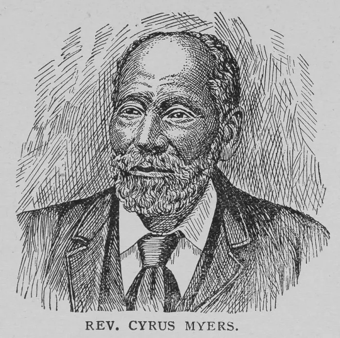 Framed Print : Rev. Cyrus Myers, 1902. Creator: Unknown Framed Print : Rev. Cyrus Myers, 1902. Creator: Unknown