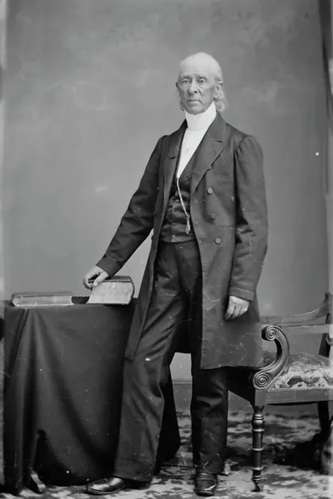 Framed Print : Rev. David Leavitt, between 1855 and 1865. Creator: Unknown Framed Print : Rev. David Leavitt, between 1855 and 1865. Creator: Unknown