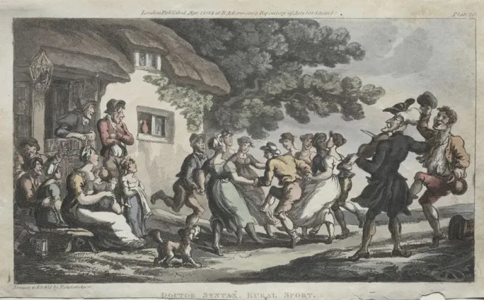 Framed Print : The Rev. Dr. Syntax Rural Sport, 1813. Creator: Thomas Rowlandson (British, 1756-1827) Framed Print : The Rev. Dr. Syntax Rural Sport, 1813. Creator: Thomas Rowlandson (British, 1756-1827)