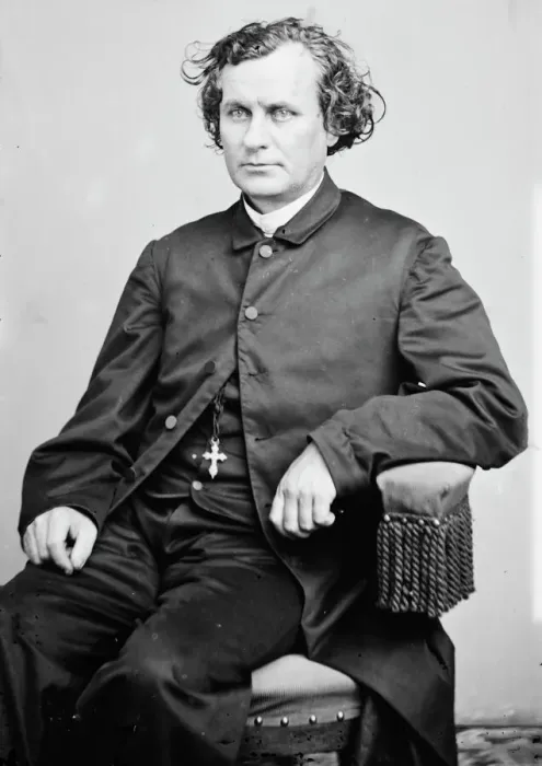 Framed Print : Rev. E. S. McKolson, between 1855 and 1865. Creator: Unknown Framed Print : Rev. E. S. McKolson, between 1855 and 1865. Creator: Unknown