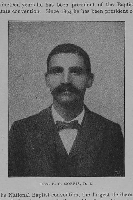Framed Print : Rev. E.C. Morris, D.D. 1902. Creator: Unknown Framed Print : Rev. E.C. Morris, D.D. 1902. Creator: Unknown