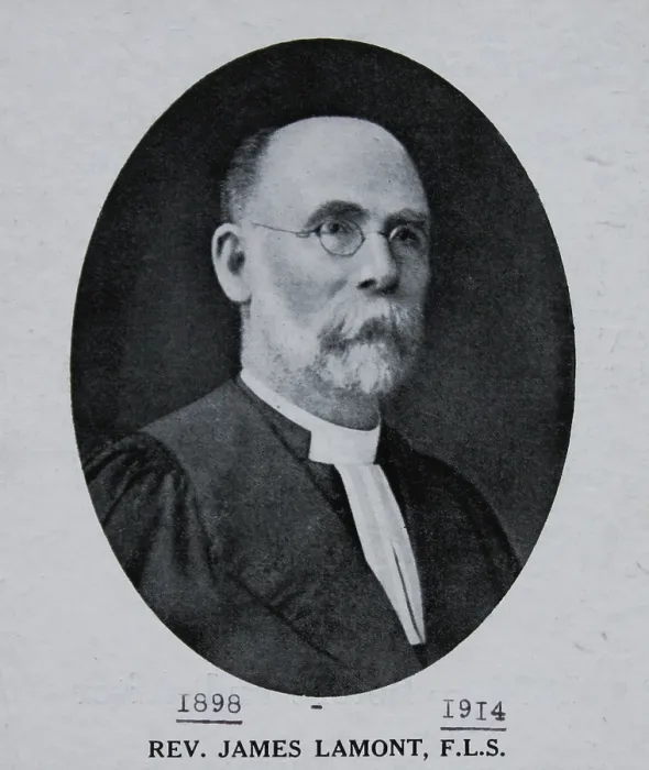 Framed Print : Rev. James Lamont. Creator: Unknown Framed Print : Rev. James Lamont. Creator: Unknown