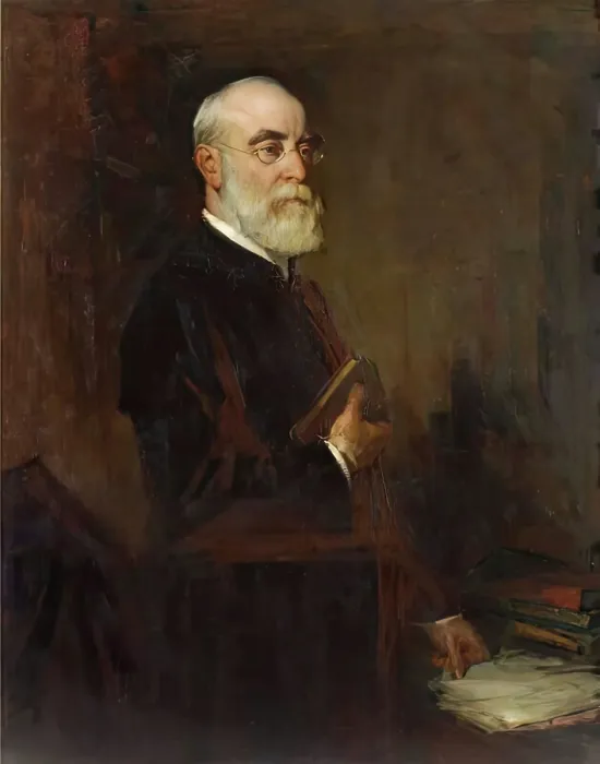 Framed Print : Rev. John Robson, 1904. Creator: Robert Gibb Framed Print : Rev. John Robson, 1904. Creator: Robert Gibb