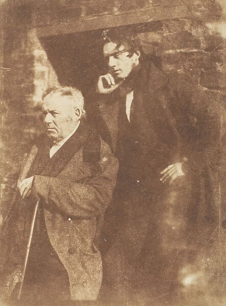 Rev. Miller and His Son Rev. Samuel Miller, 1843-47. Creators: David Octavius Hill